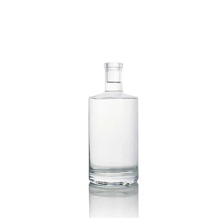 750ml 75cl Chai thủy tinh trong suốt Rượu Rum Gin, Bar Top